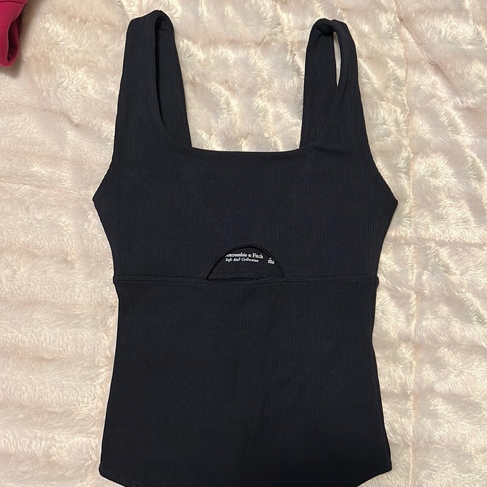 Abercrombie ribbed bodysuit